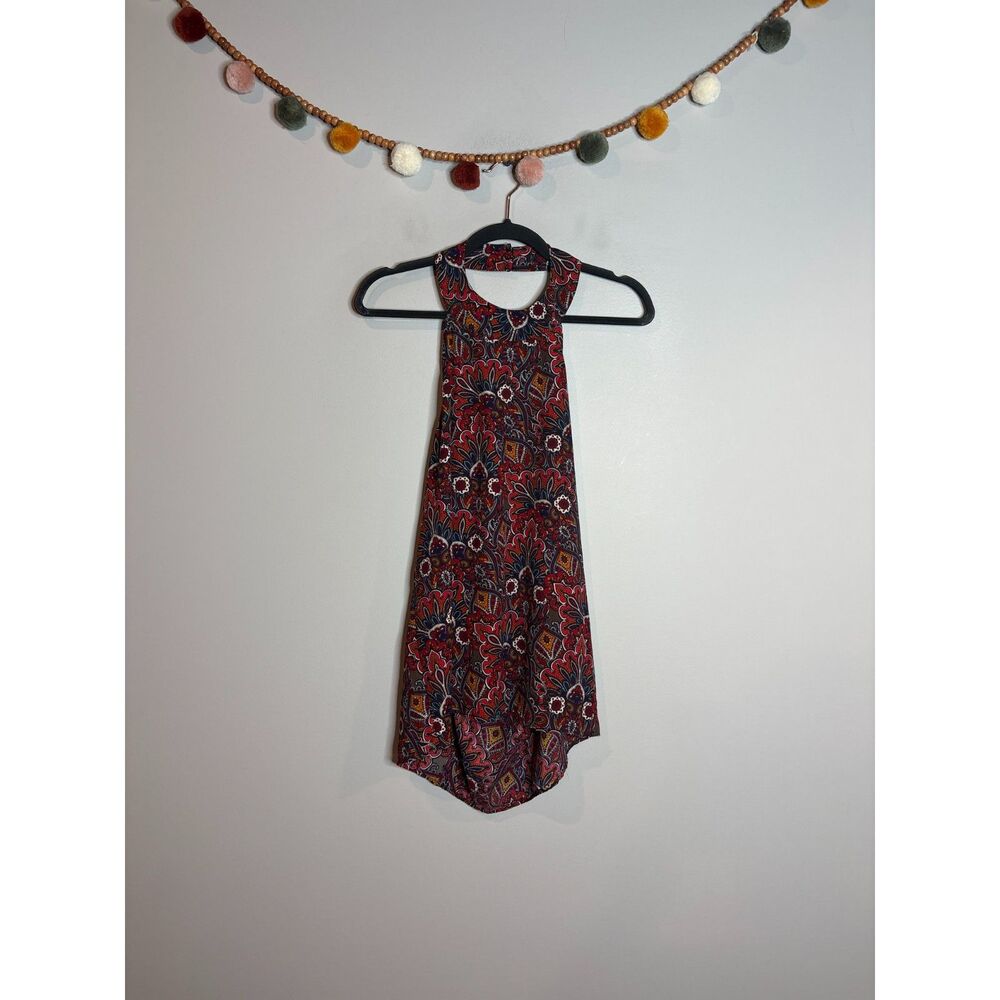 Pixley colorful paisley high neck tank top